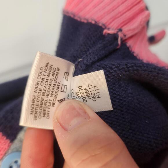 Hanna Andersson Girls Polka Dot Cardigan - Size 5T (110) Colorful - Picture 4 of 7